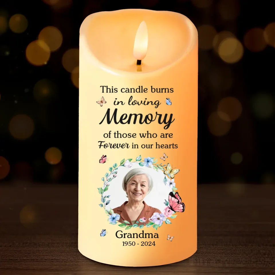 Amslol – “Ever-Light: A Personalized Memorial Photo LED Candle”